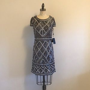 Adrianna Papell fully beaded dress
